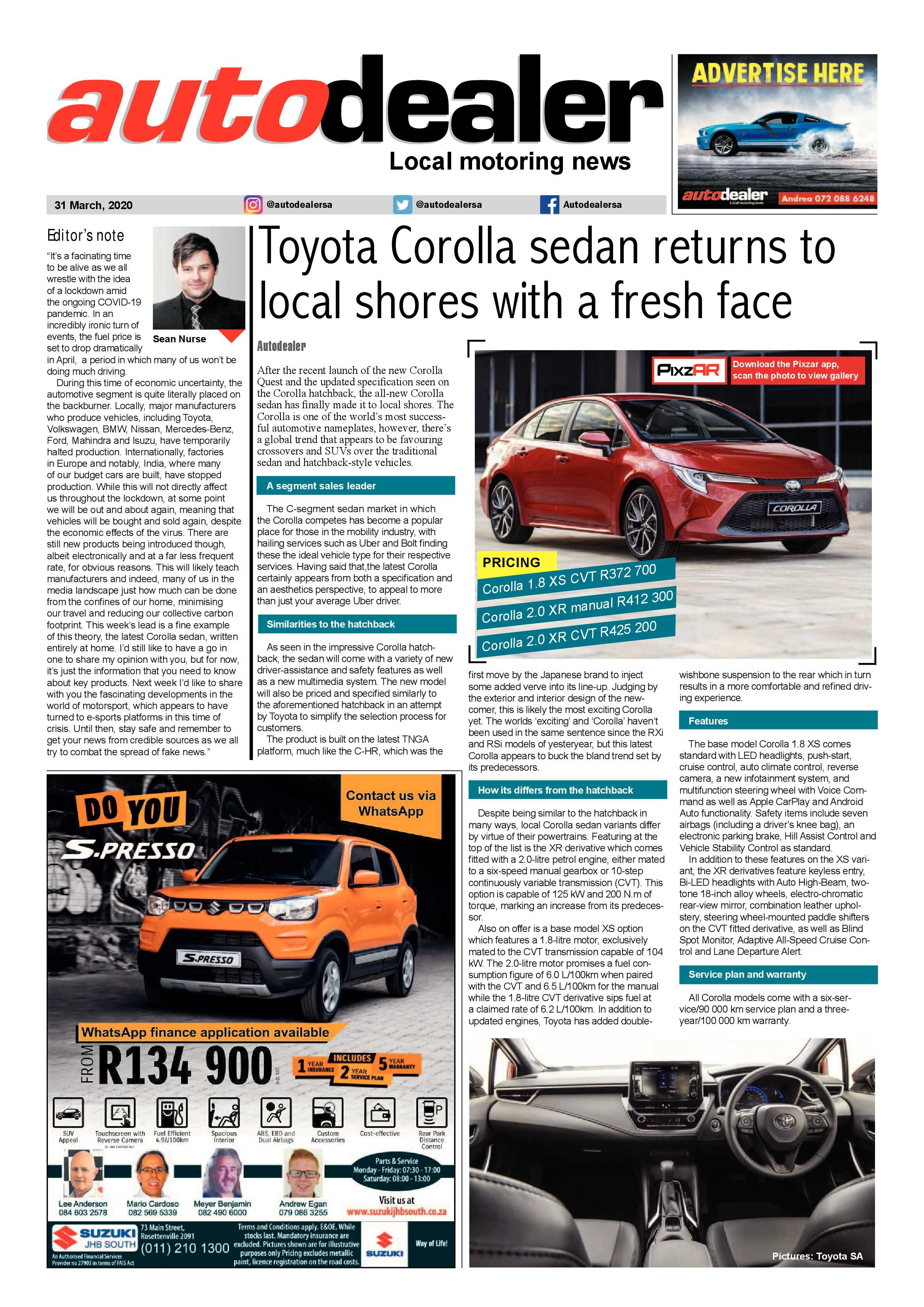 Southern Courier March 31 2020 page 6
