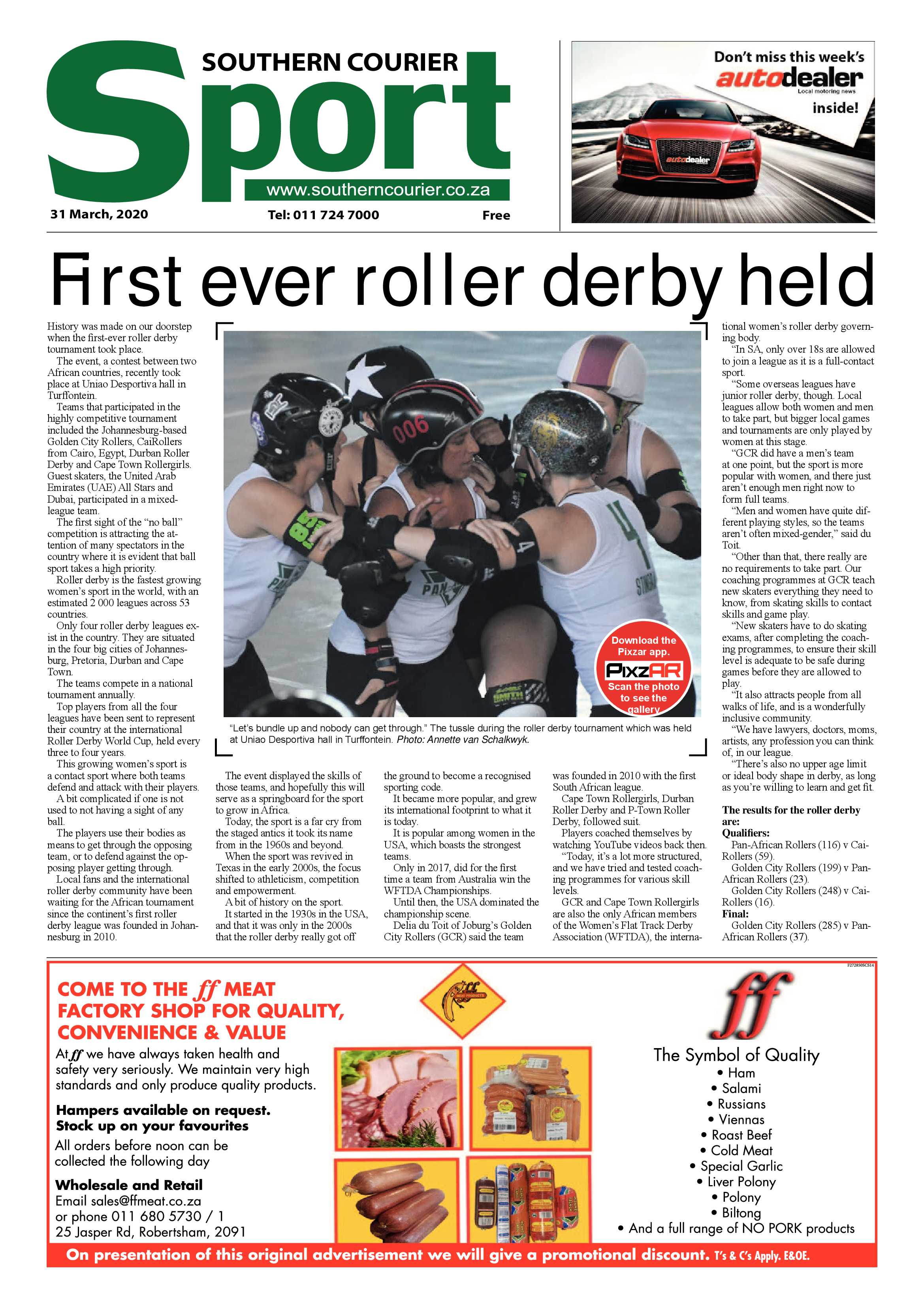 Southern Courier March 31 2020 page 8
