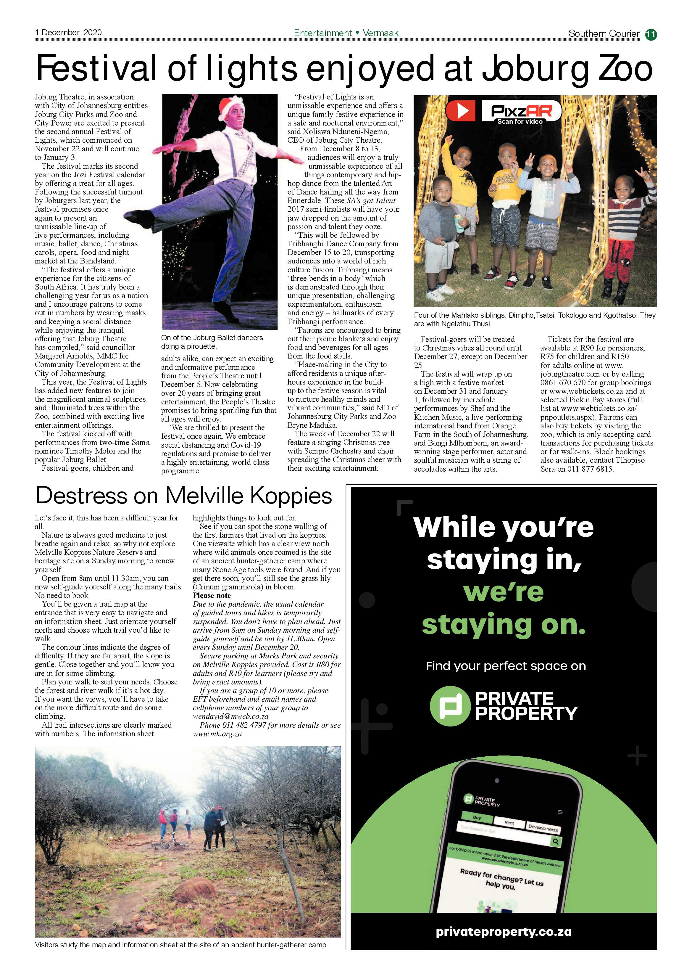 Southern Courier  01 Decemeber 2020 page 11