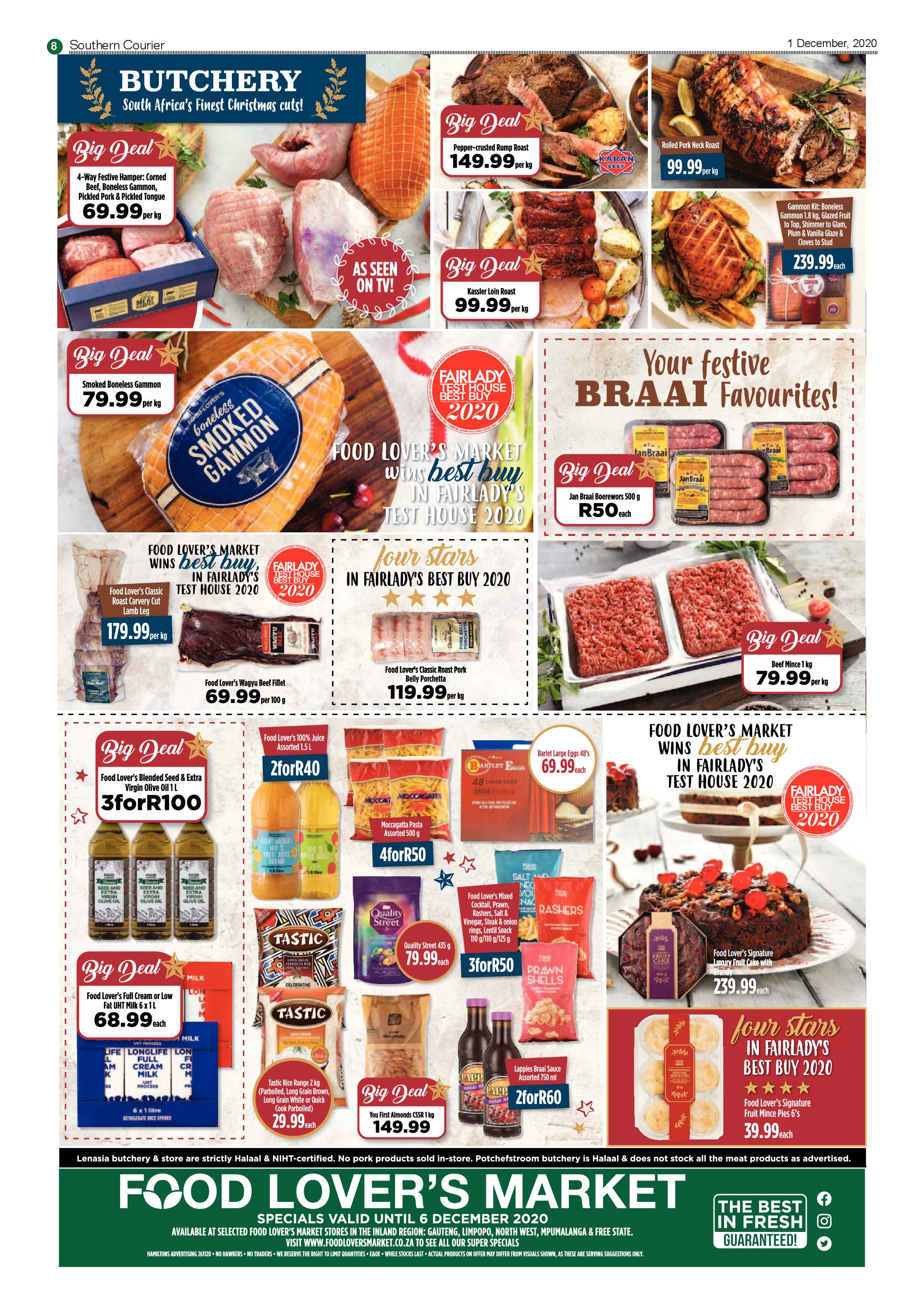 Southern Courier  01 Decemeber 2020 page 8