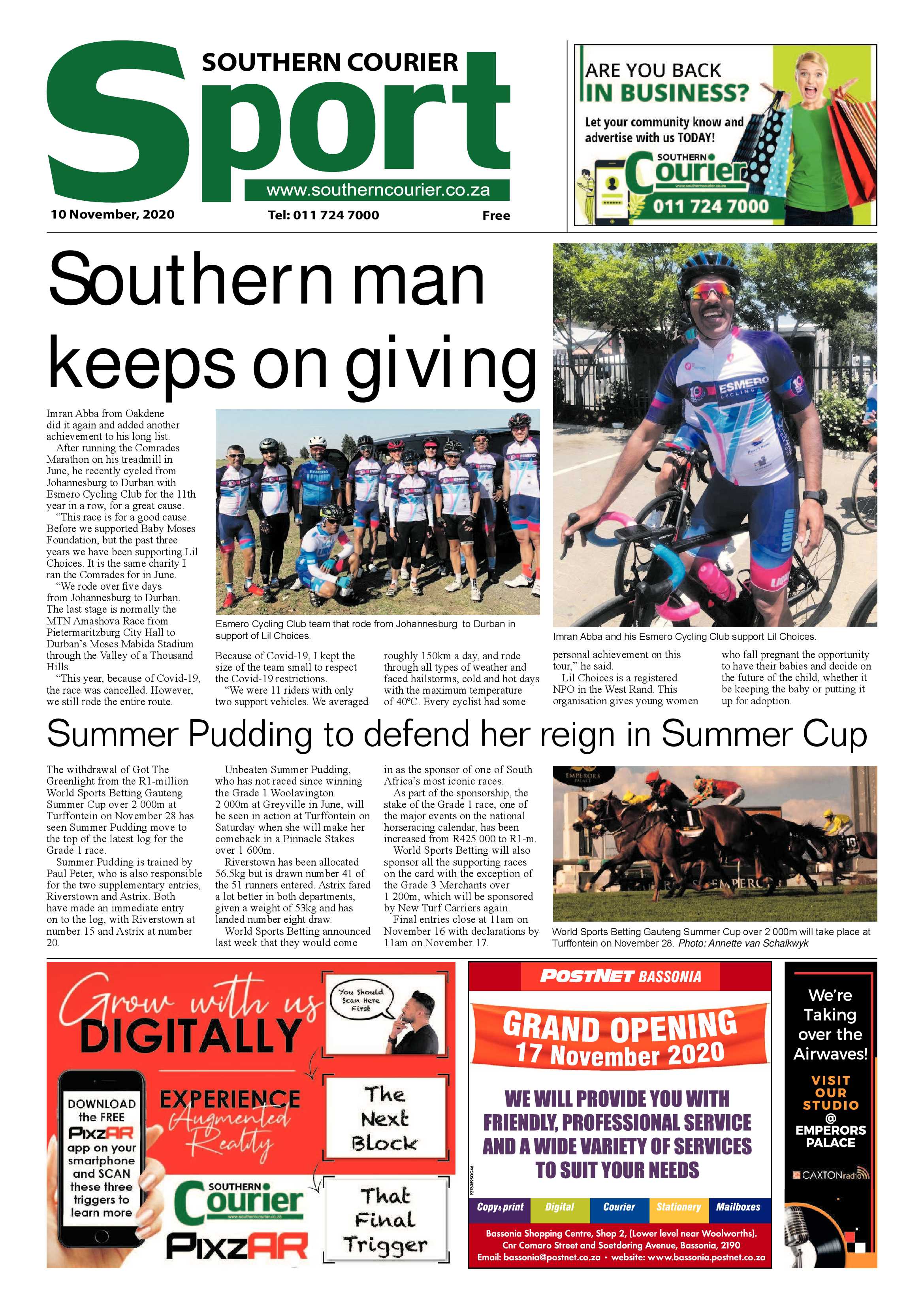Southern Courier  10 November 2020 page 12
