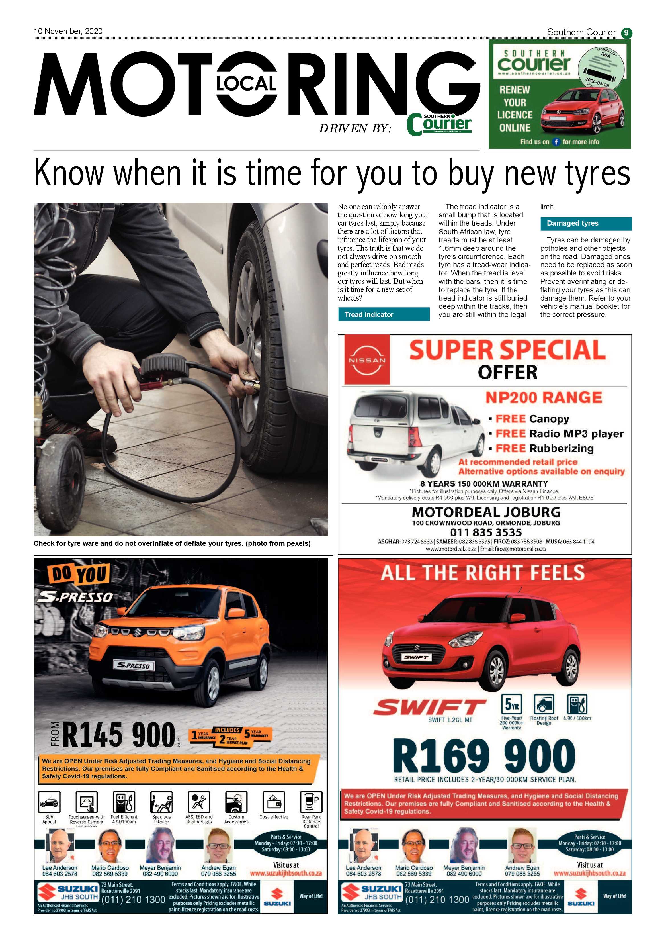 Southern Courier  10 November 2020 page 9