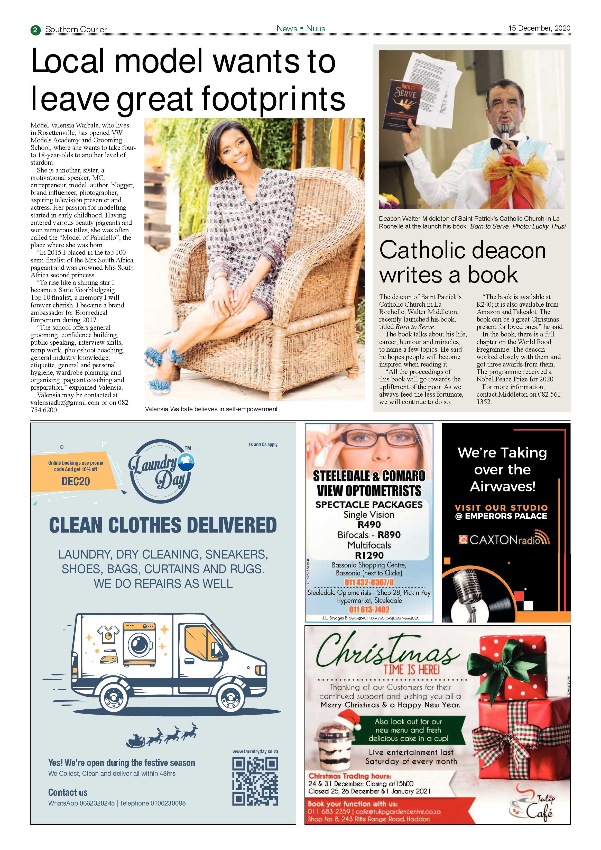 Southern Courier  15 December 2020 page 2