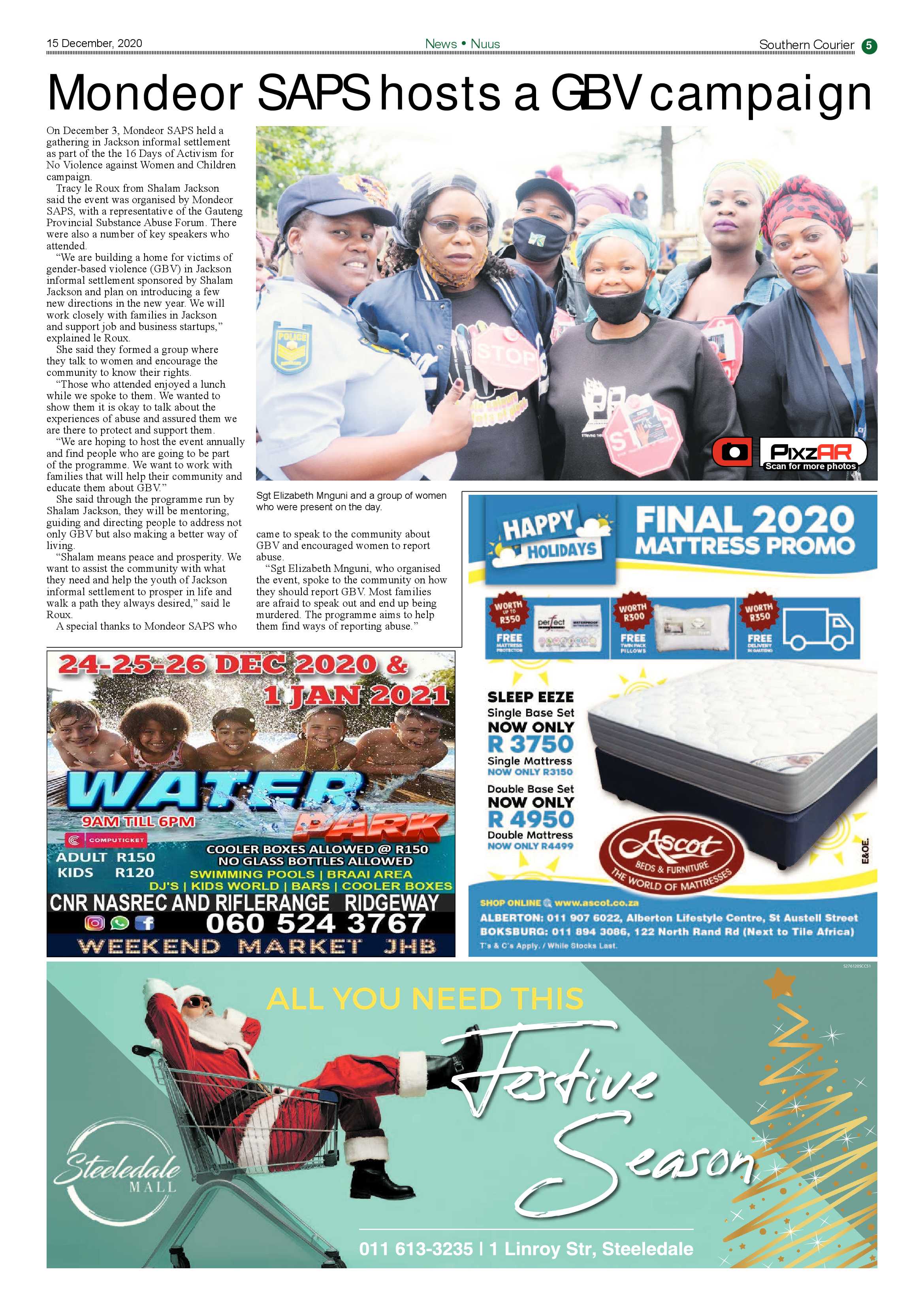 Southern Courier  15 December 2020 page 5