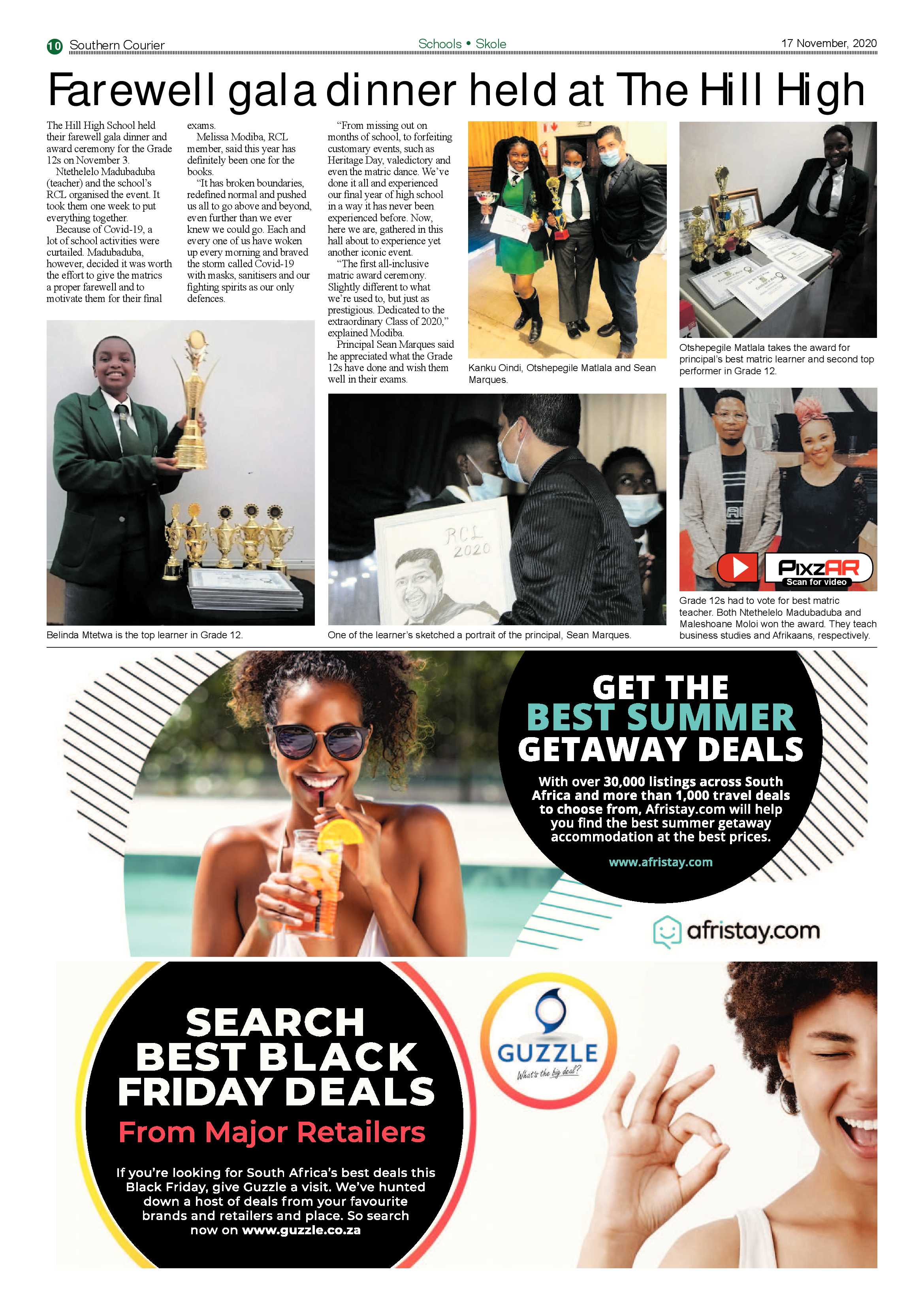 Southern Courier  17 November 2020 page 10