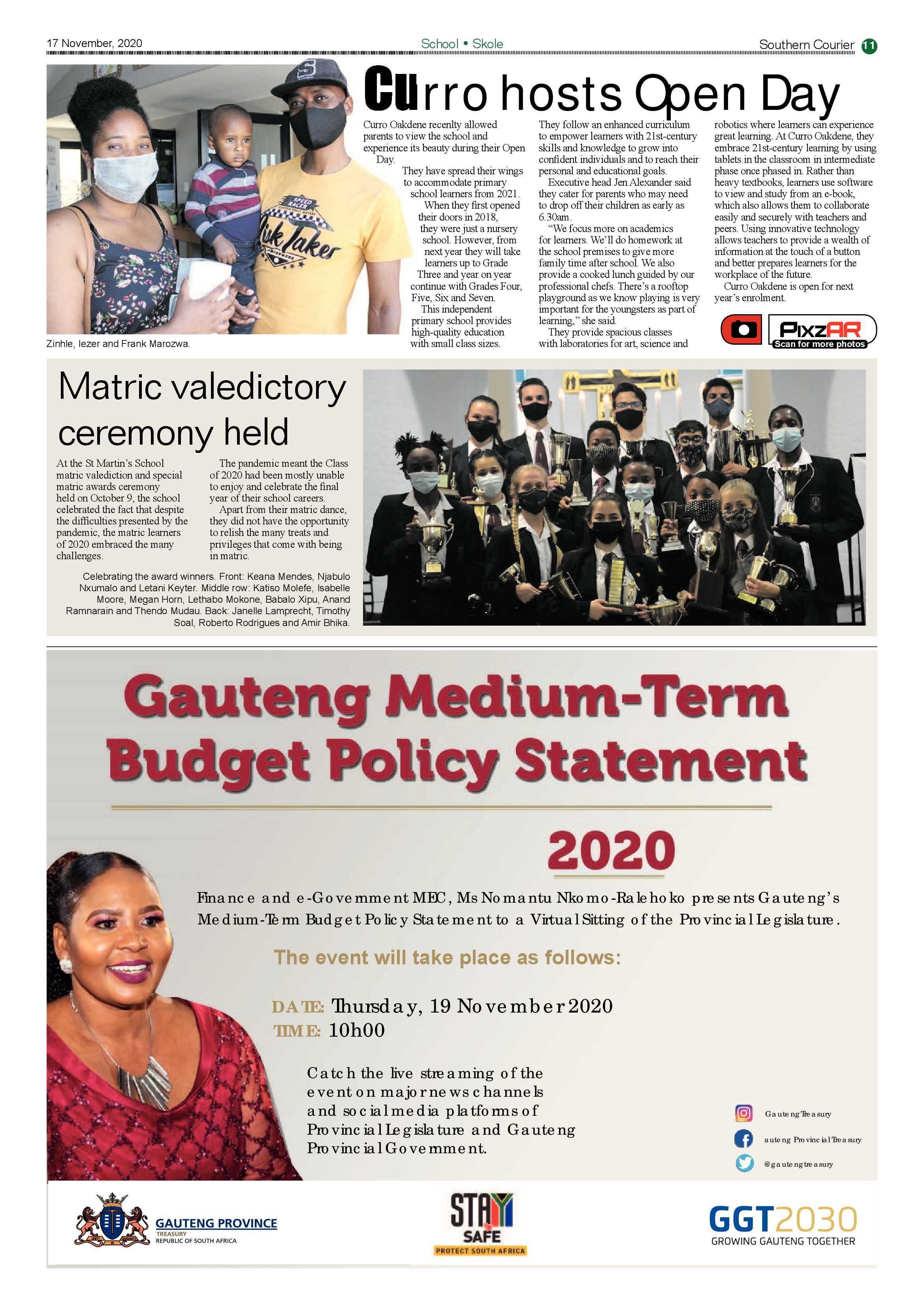 Southern Courier  17 November 2020 page 11