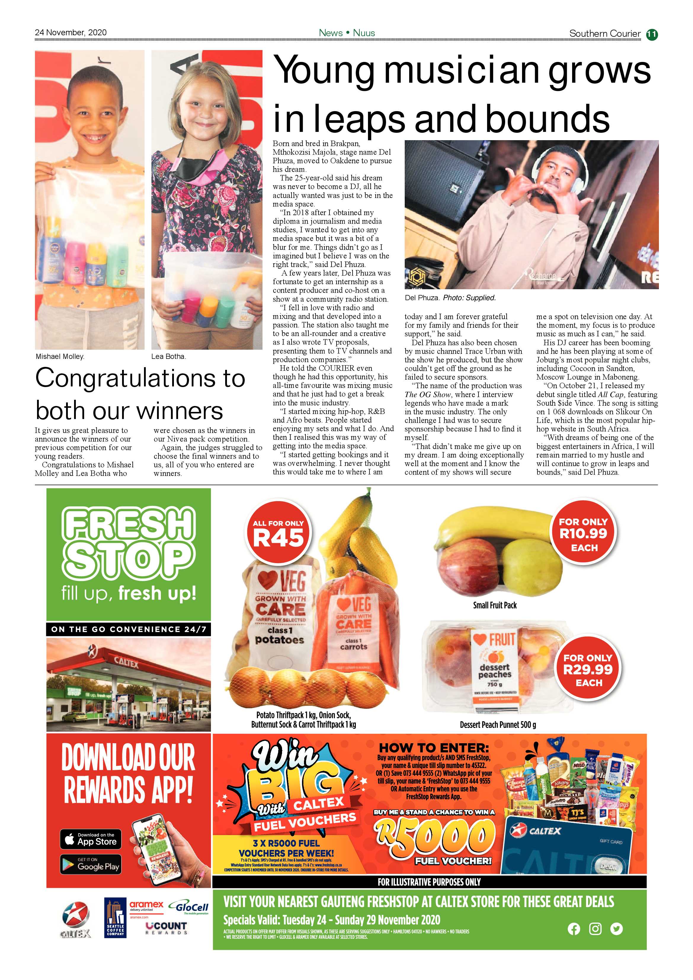 Southern Courier  24 November 2020 page 11