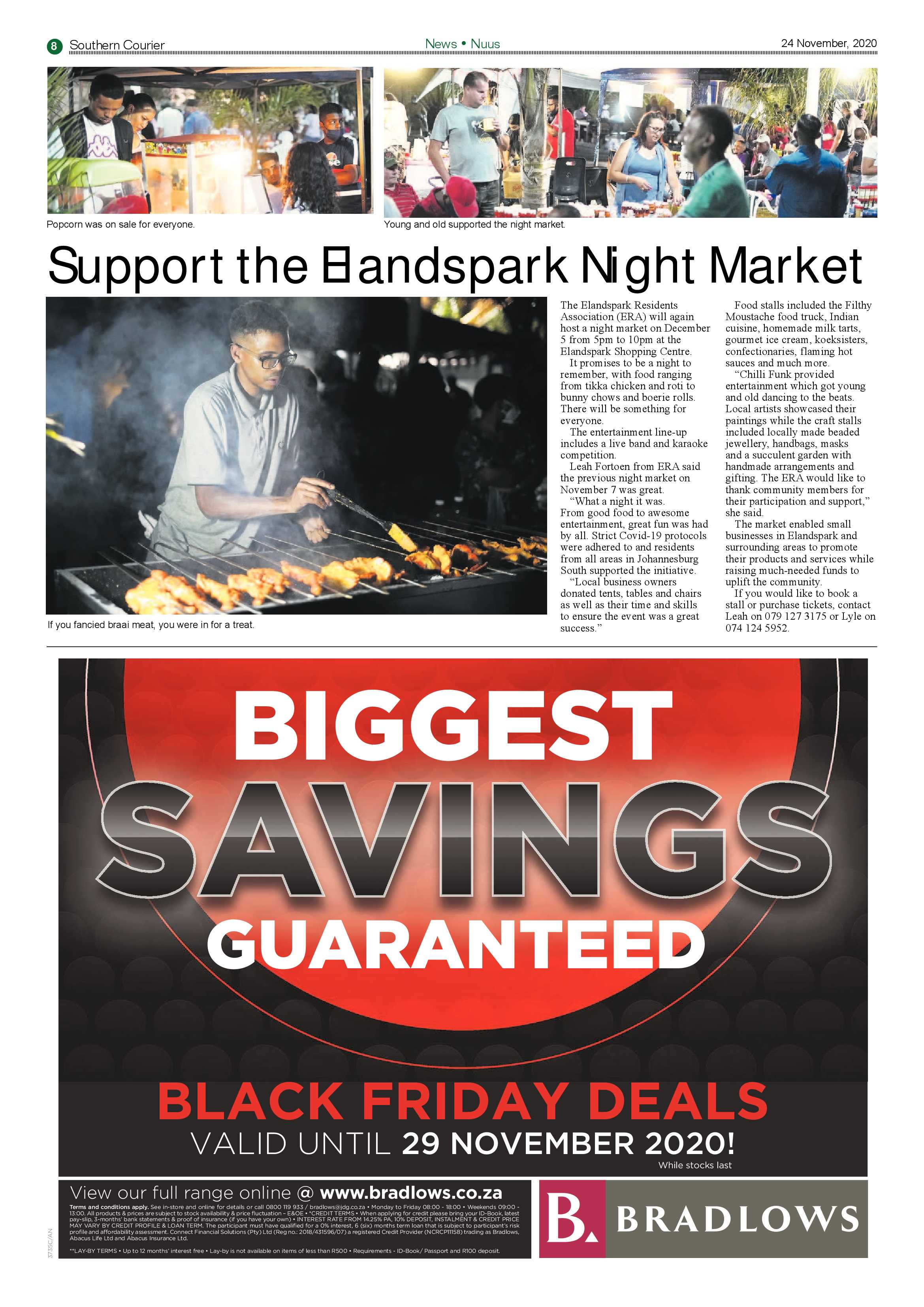 Southern Courier  24 November 2020 page 8