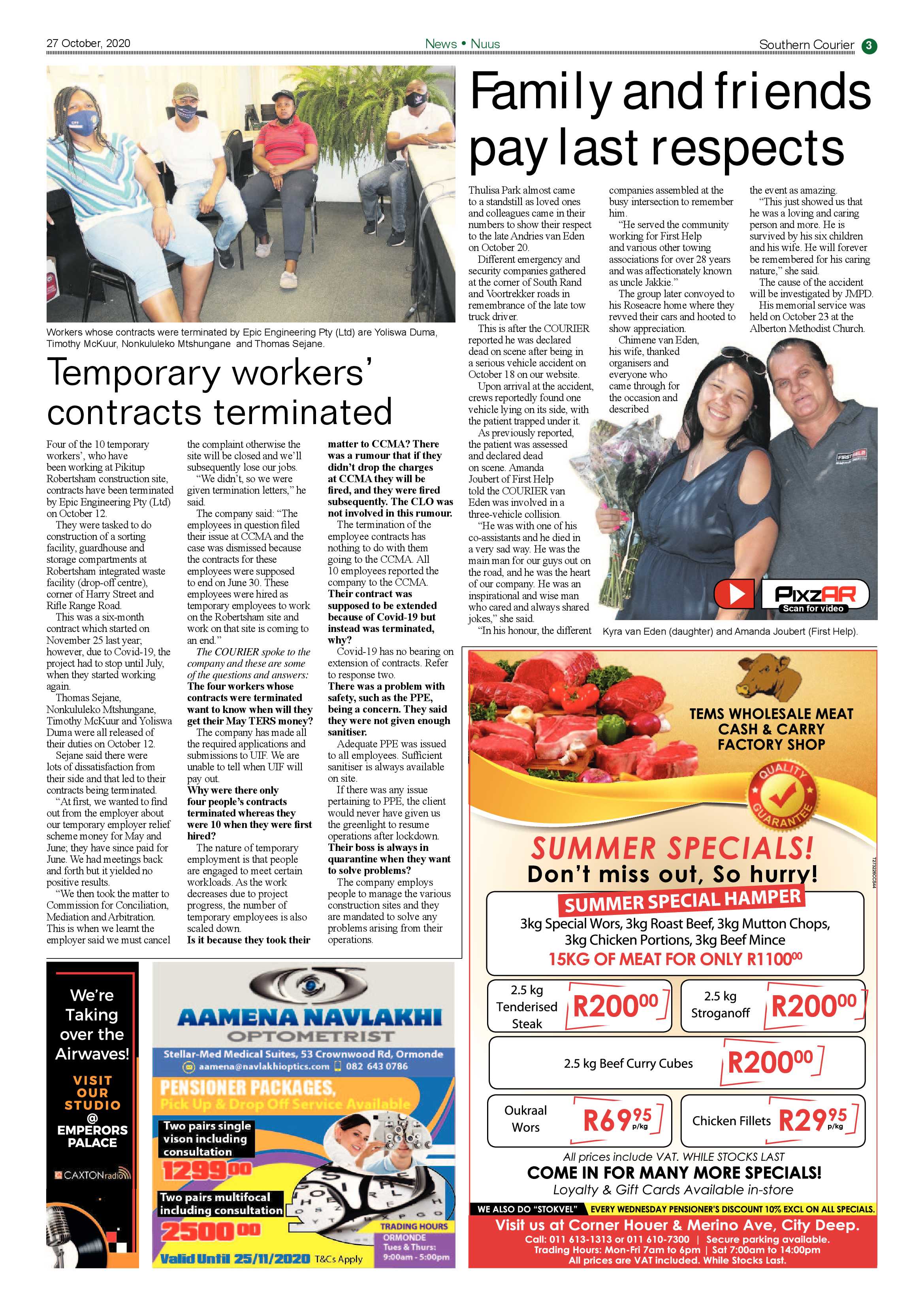 Southern Courier  October 2020 page 3