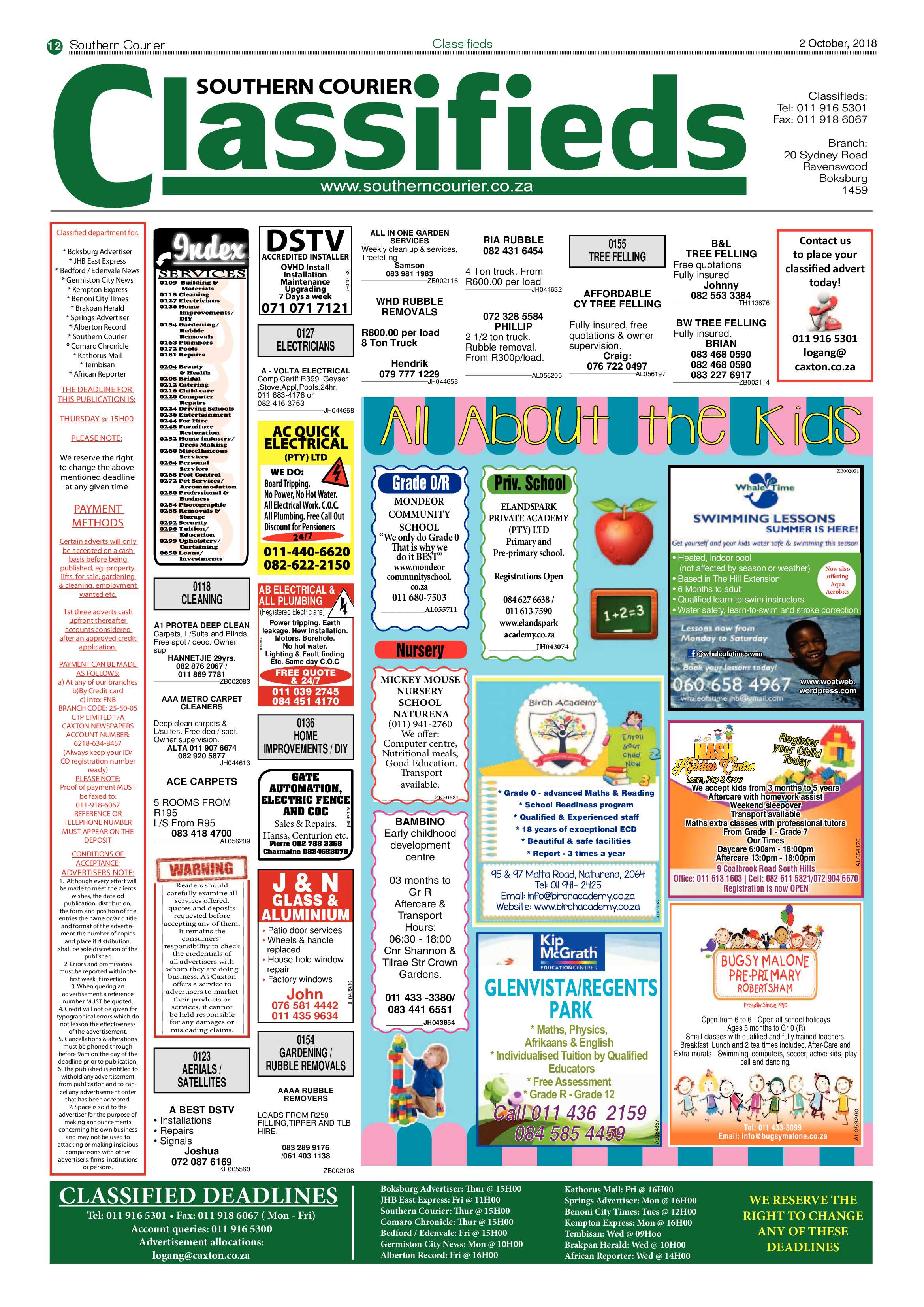 Southern courier 02 October 2018 page 12