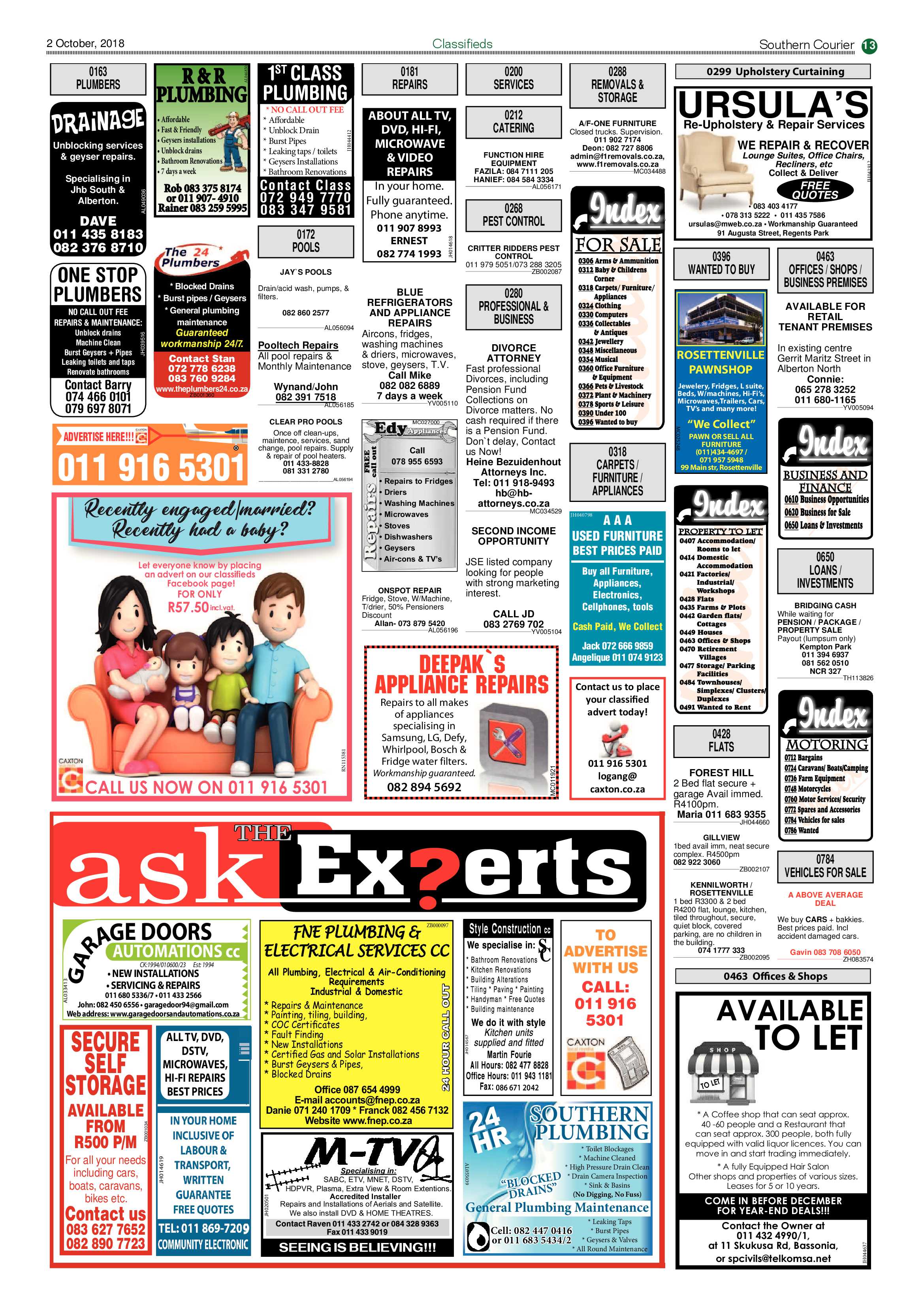 Southern courier 02 October 2018 page 13