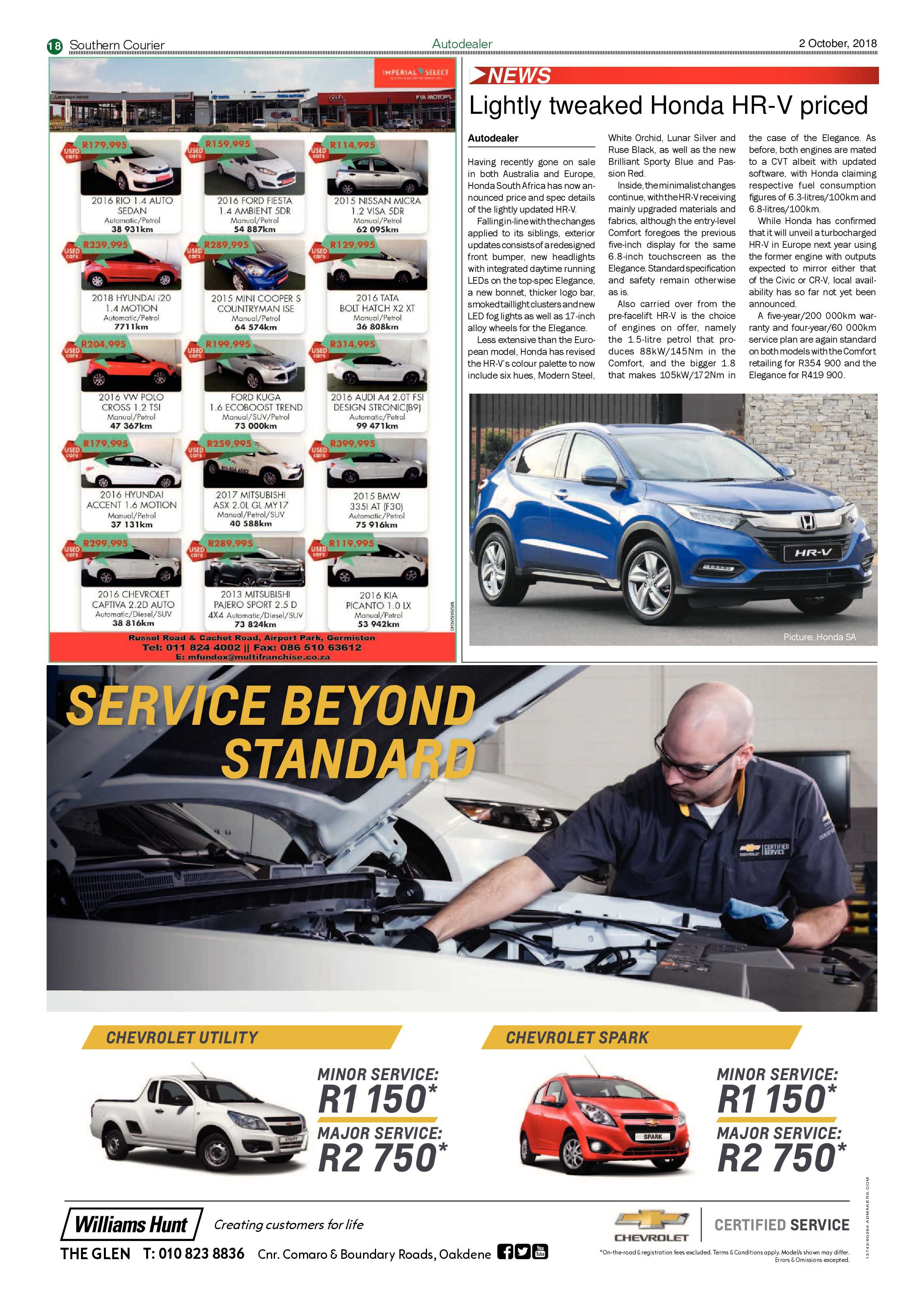 Southern courier 02 October 2018 page 18