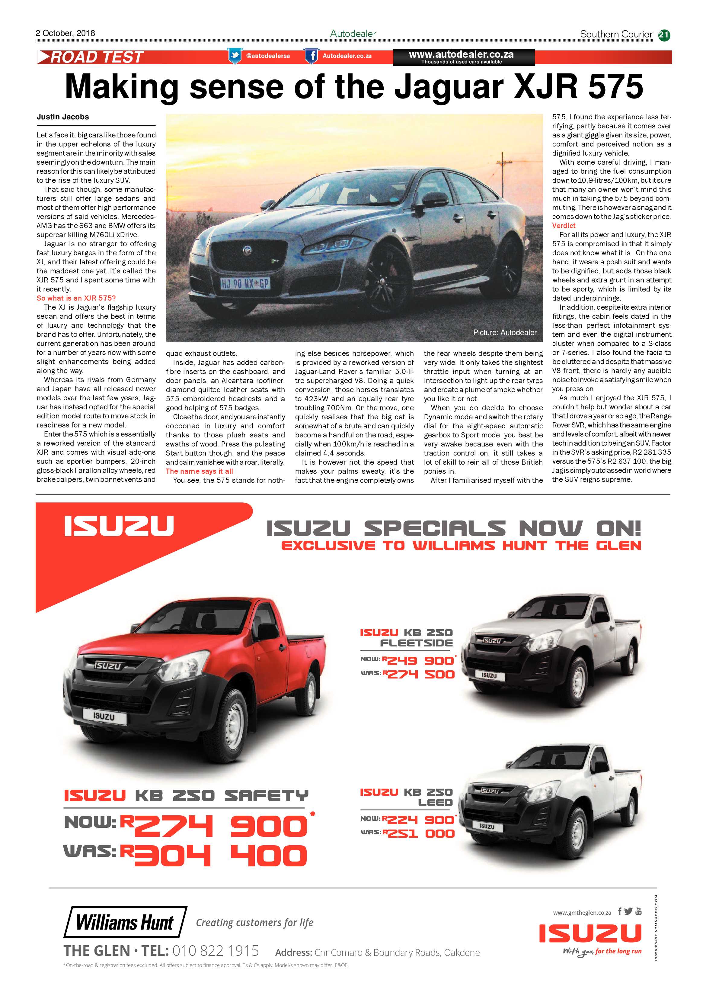 Southern courier 02 October 2018 page 21