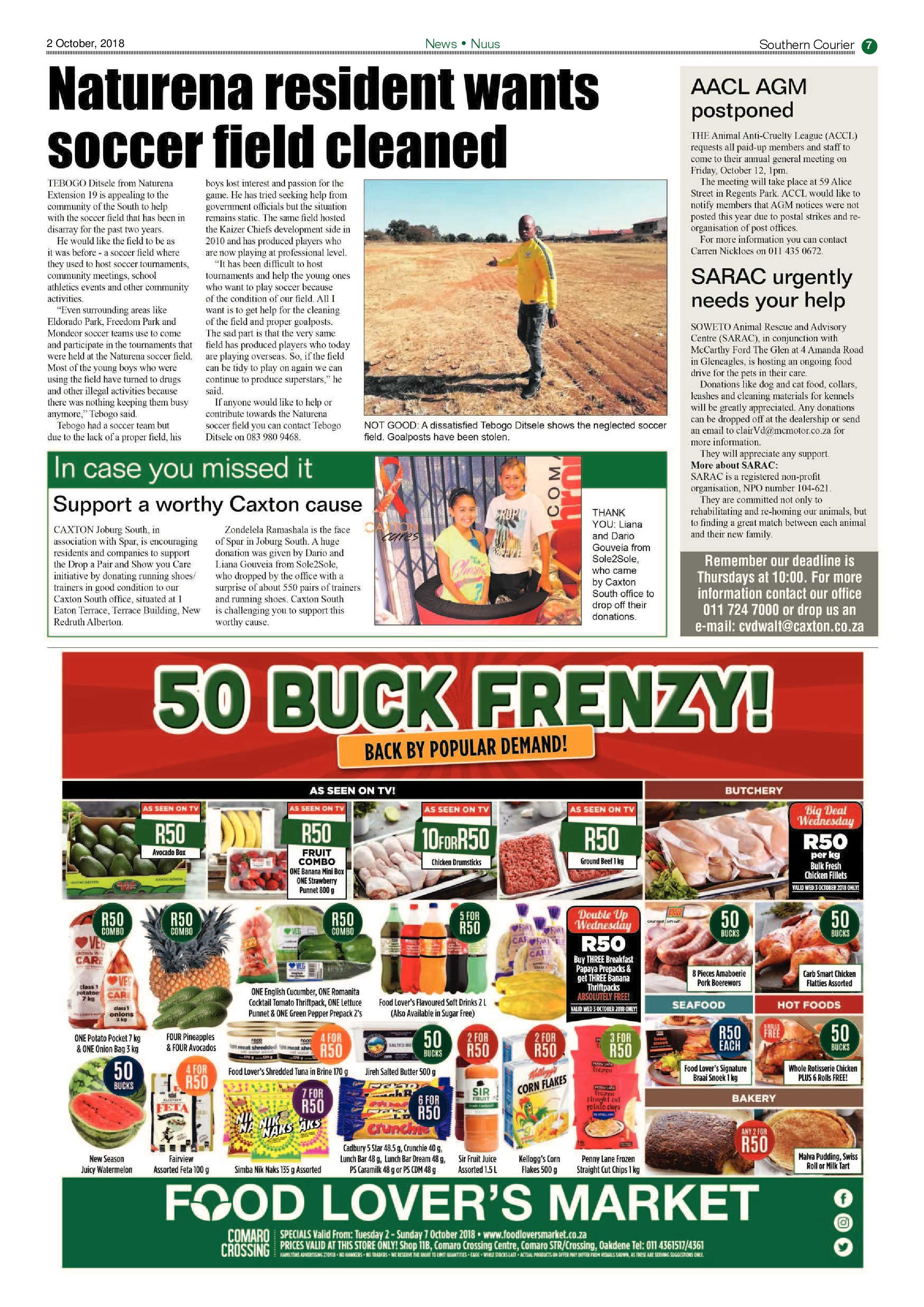 Southern courier 02 October 2018 page 7