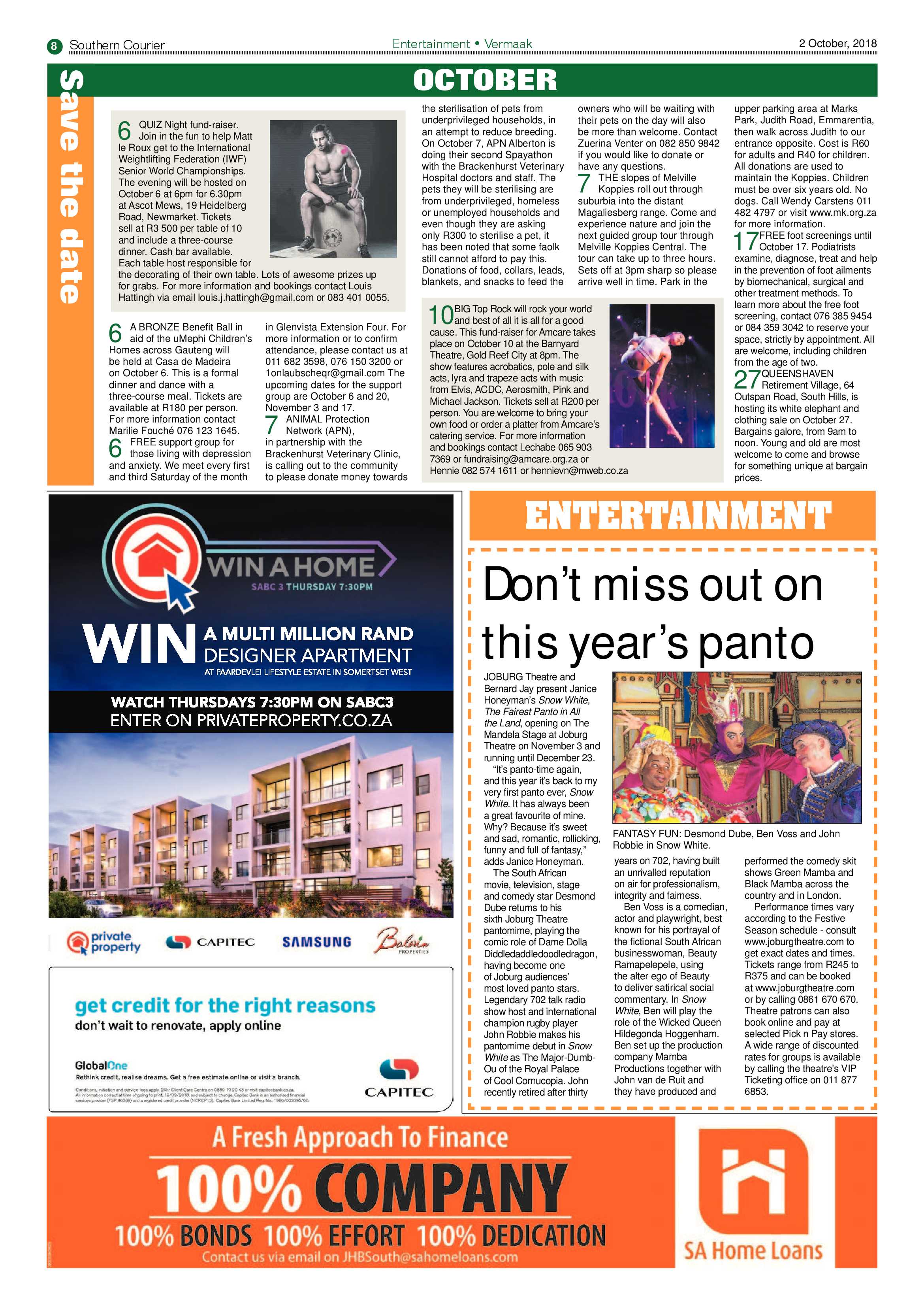 Southern courier 02 October 2018 page 8