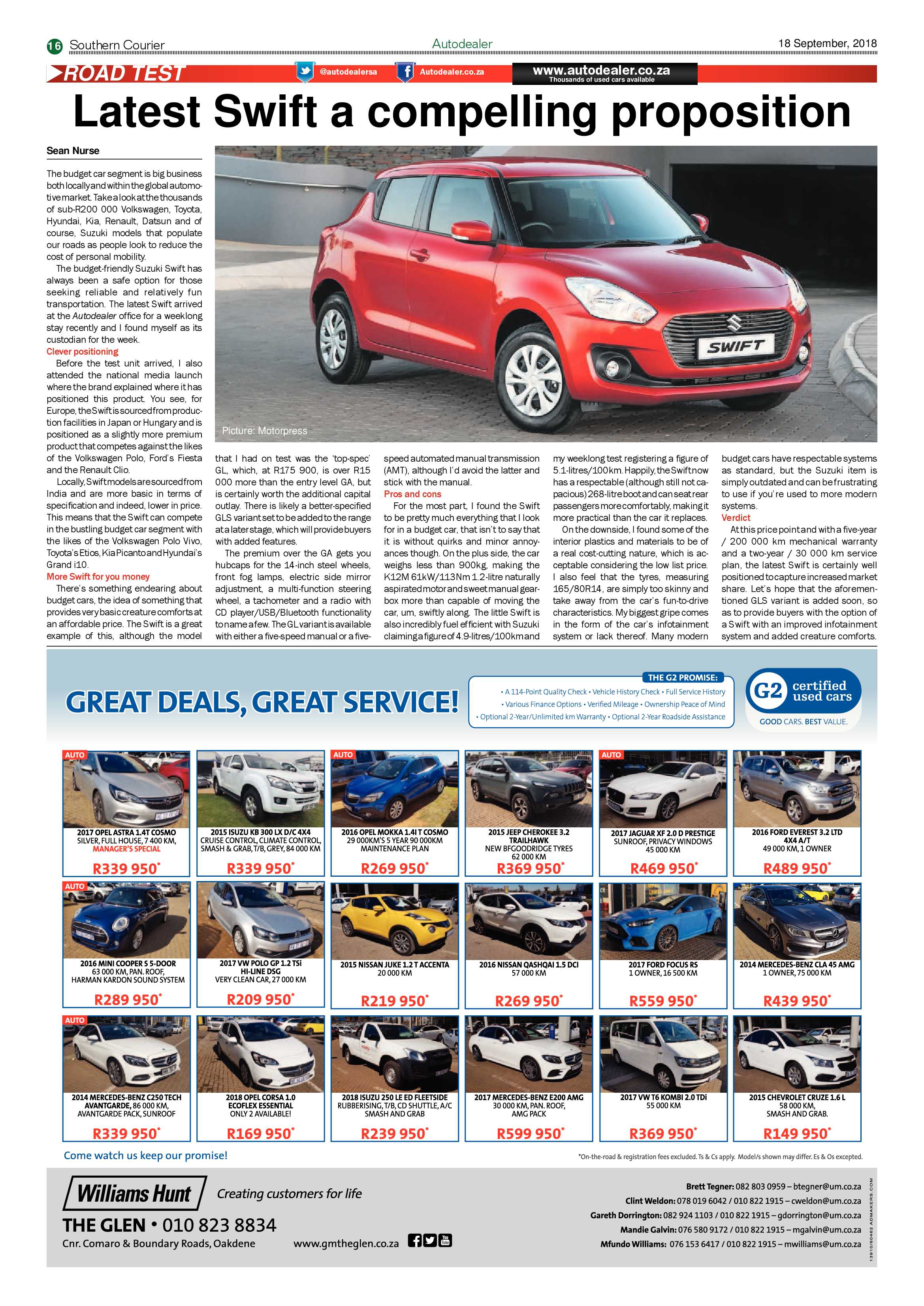 Southern courier pages 18 September 2018 page 16