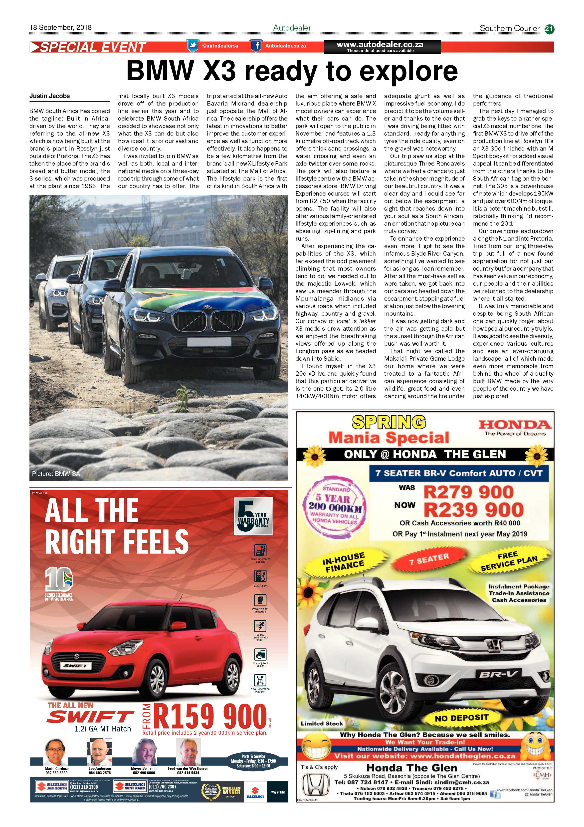 Southern courier pages 18 September 2018 page 21