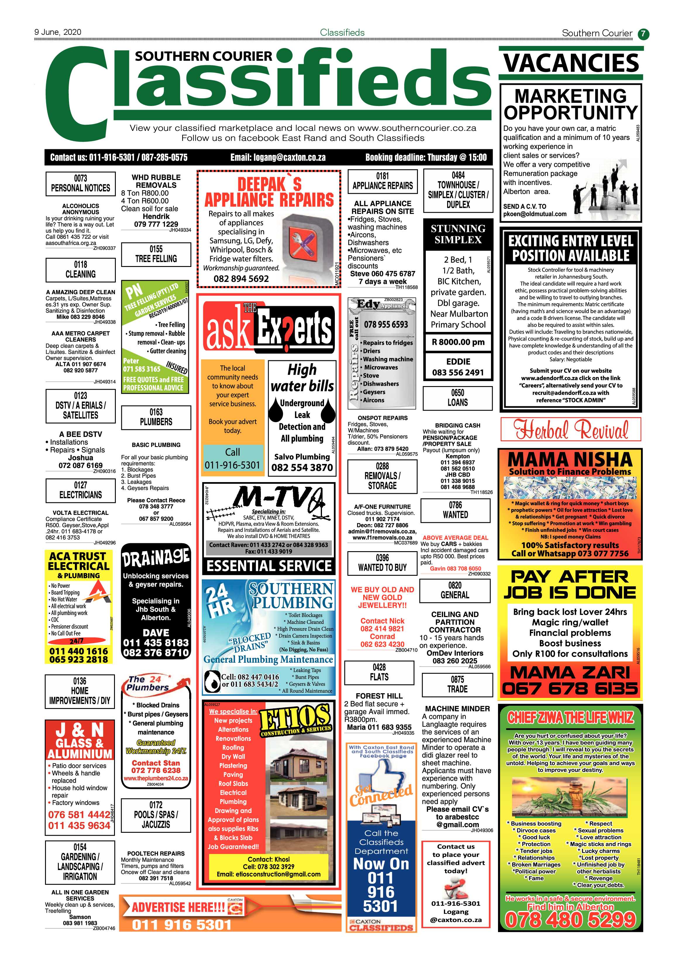 southern Courier 09 June 2020 page 7